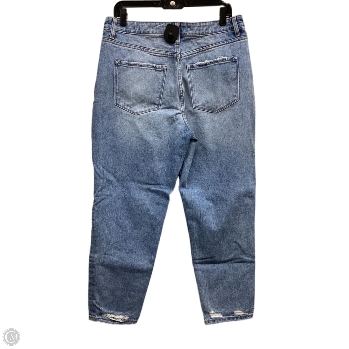 Jeans Straight By Vervet In Blue Denim, Size: 12