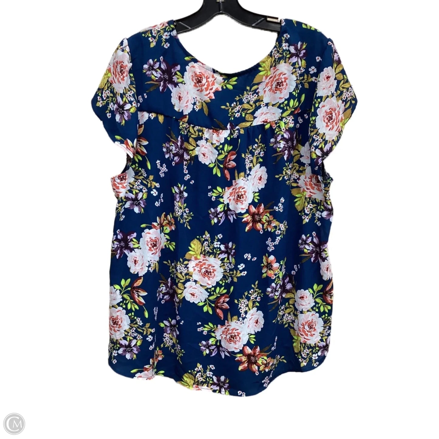 Top Short Sleeve By Torrid In Floral Print, Size: 2x