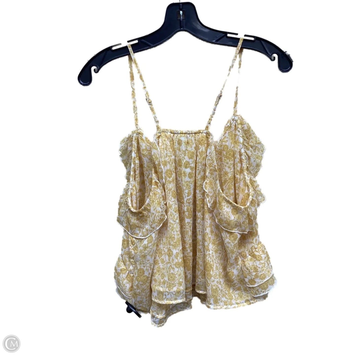 Top Sleeveless By Old Navy In Yellow, Size: L