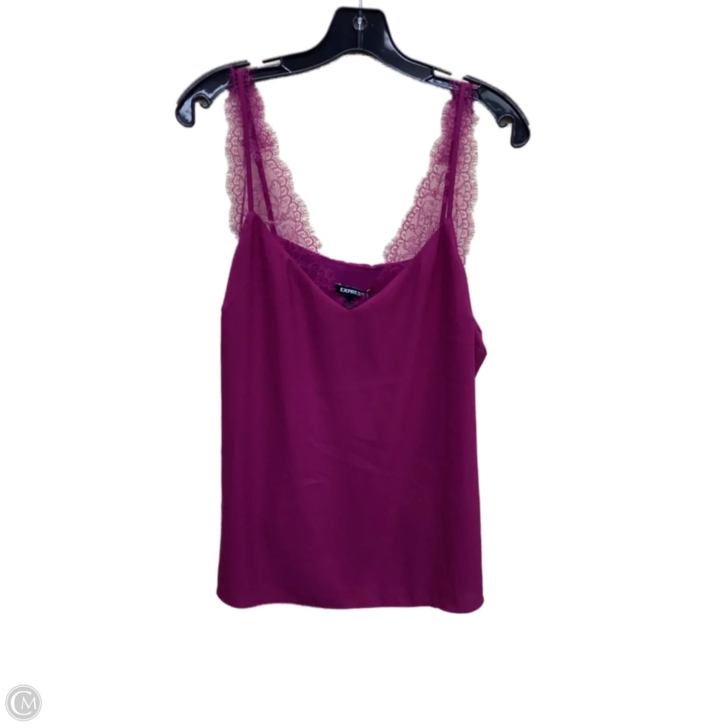 Top Sleeveless By Express In Purple, Size: L