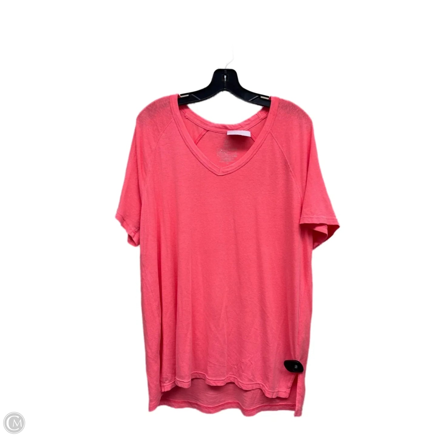 Top Short Sleeve By Aerie In Coral, Size: M