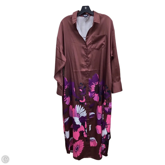 Dress Casual Maxi By Express In Multi-colored, Size: M