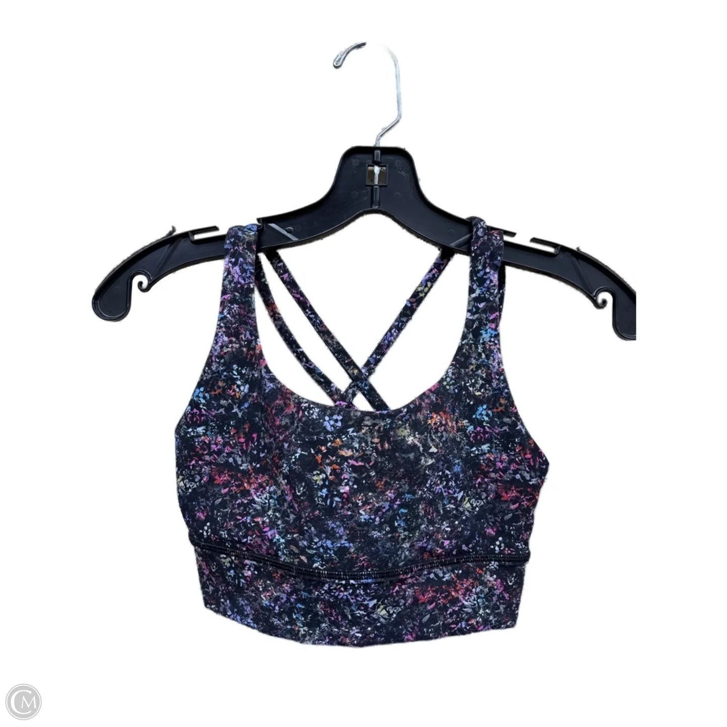 Athletic Bra By Lululemon In Floral Print, Size: 4