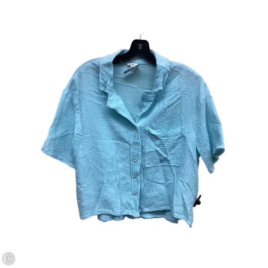 Top Short Sleeve By Aerie In Blue, Size: Xs