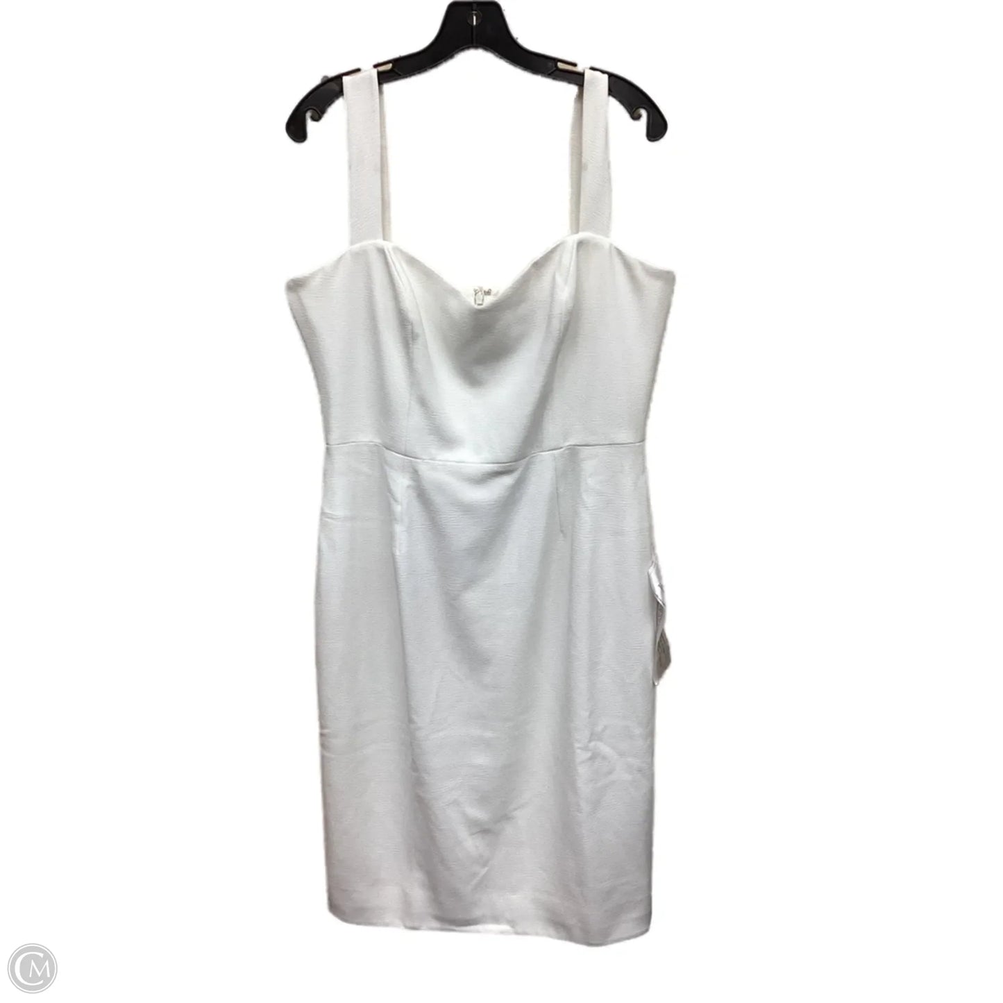 Dress Casual Short By Dress The Population In White, Size: Xxl