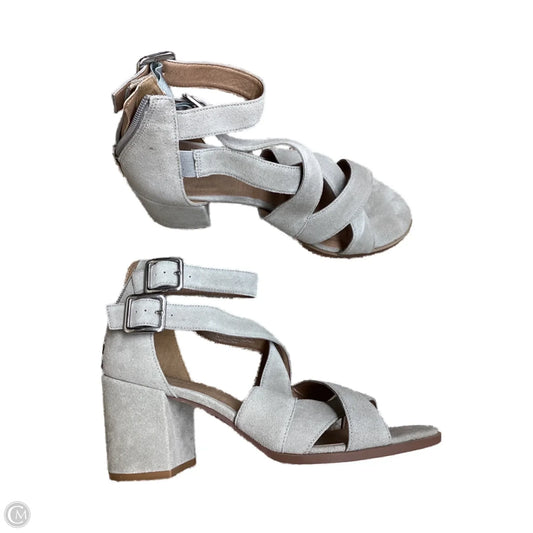 Shoes Heels Block By Bp In Grey, Size: 8.5