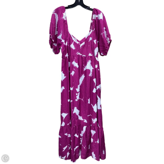 Dress Casual Maxi By Nine West In Purple, Size: L