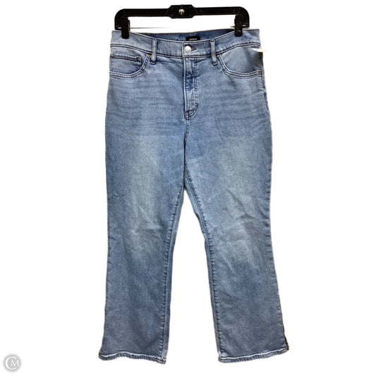 Jeans Straight By Express In Blue Denim, Size: 10