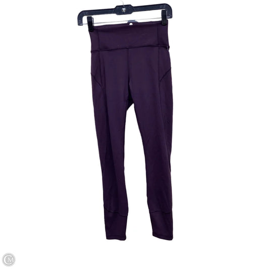 Athletic Pants By Lululemon In Purple, Size: 4