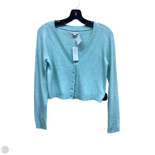 Sweater Cardigan By American Eagle In Green, Size: Xs