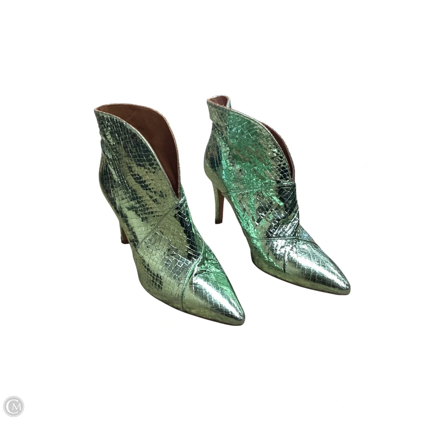 Boots Ankle Heels By Clothes Mentor In Green