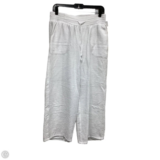Pants Linen By Jm Collections In White, Size: M