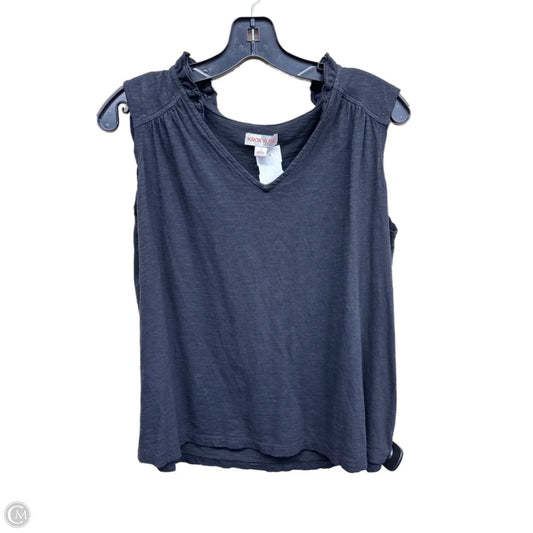 Top Short Sleeve By Knox Rose In Black, Size: S