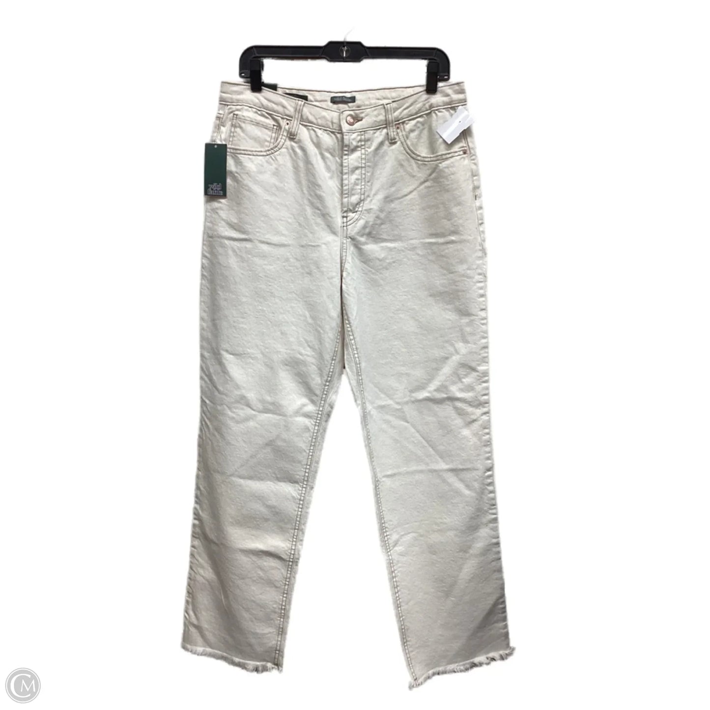 Jeans Straight By Wild Fable In White Denim, Size: 12