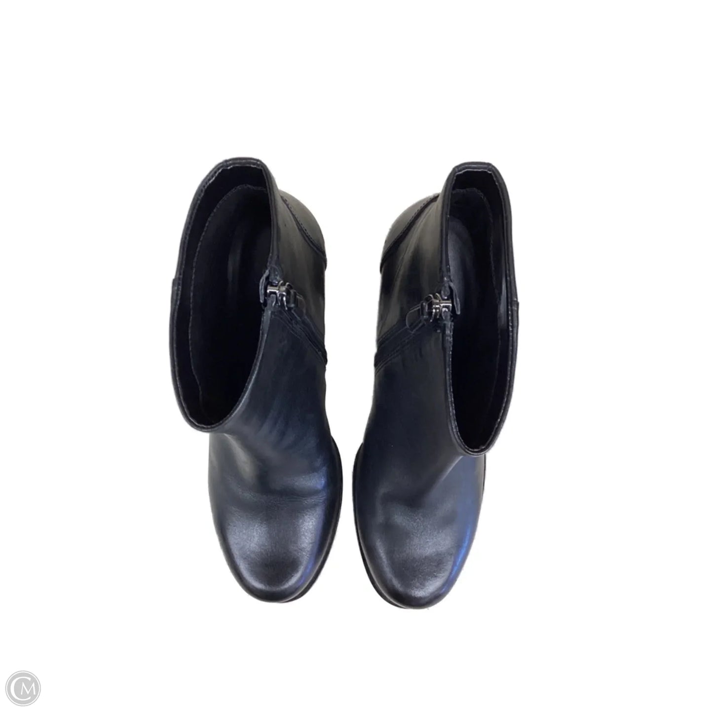 Boots Ankle Heels By Ecco In Black, Size: 10