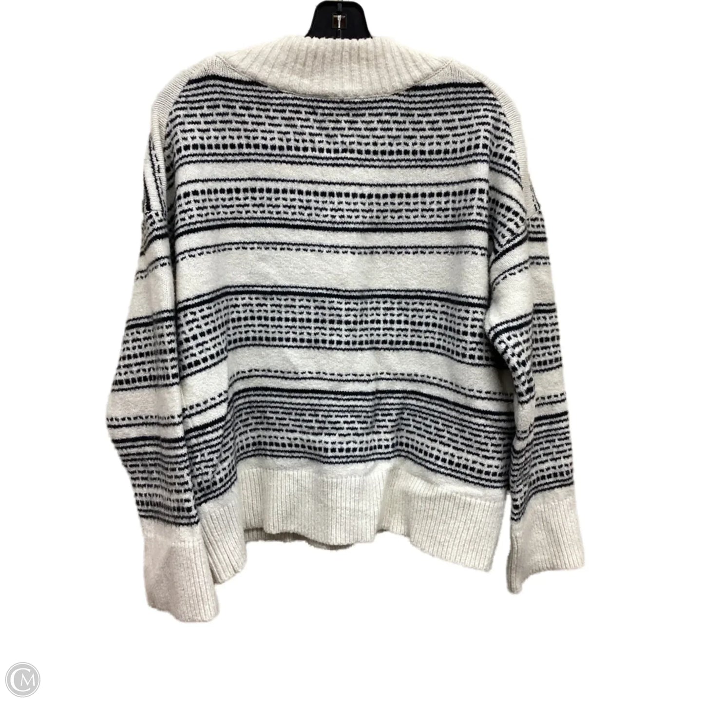 Sweater By Abercrombie And Fitch In Black & White, Size: S