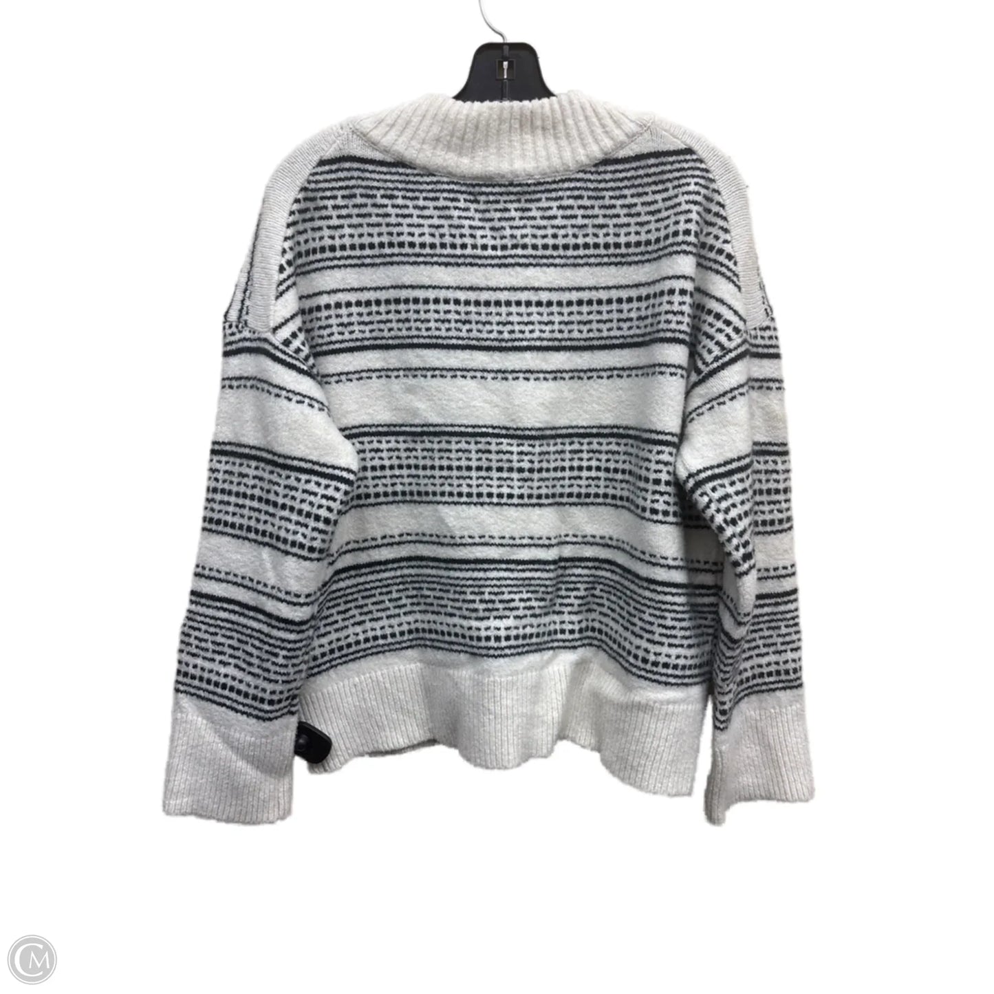 Sweater By Abercrombie And Fitch In Black & White, Size: S