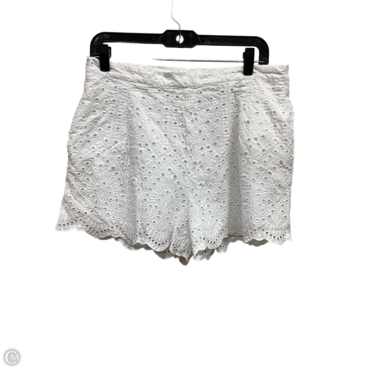 Shorts By H&m In White, Size: L