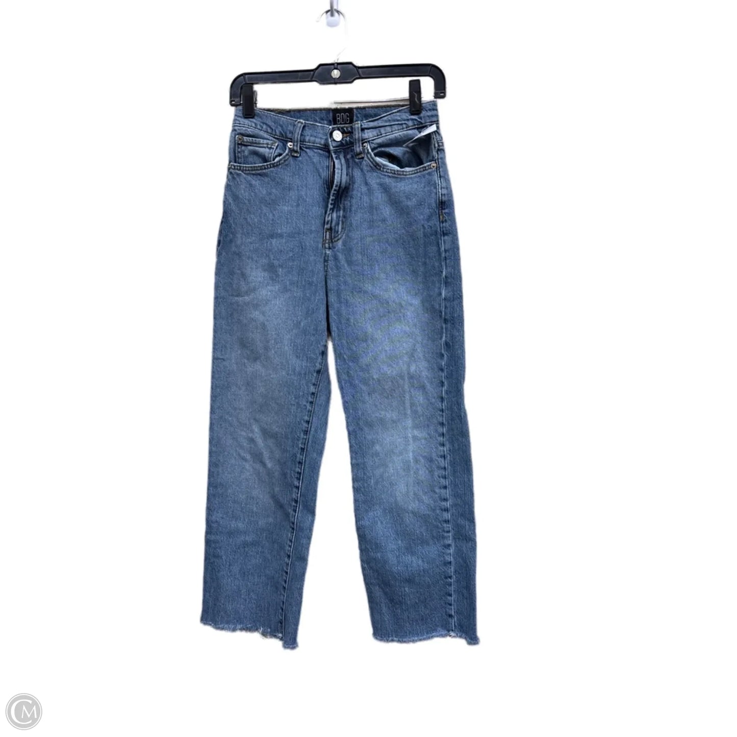 Jeans Straight By Bdg In Blue Denim, Size: 4