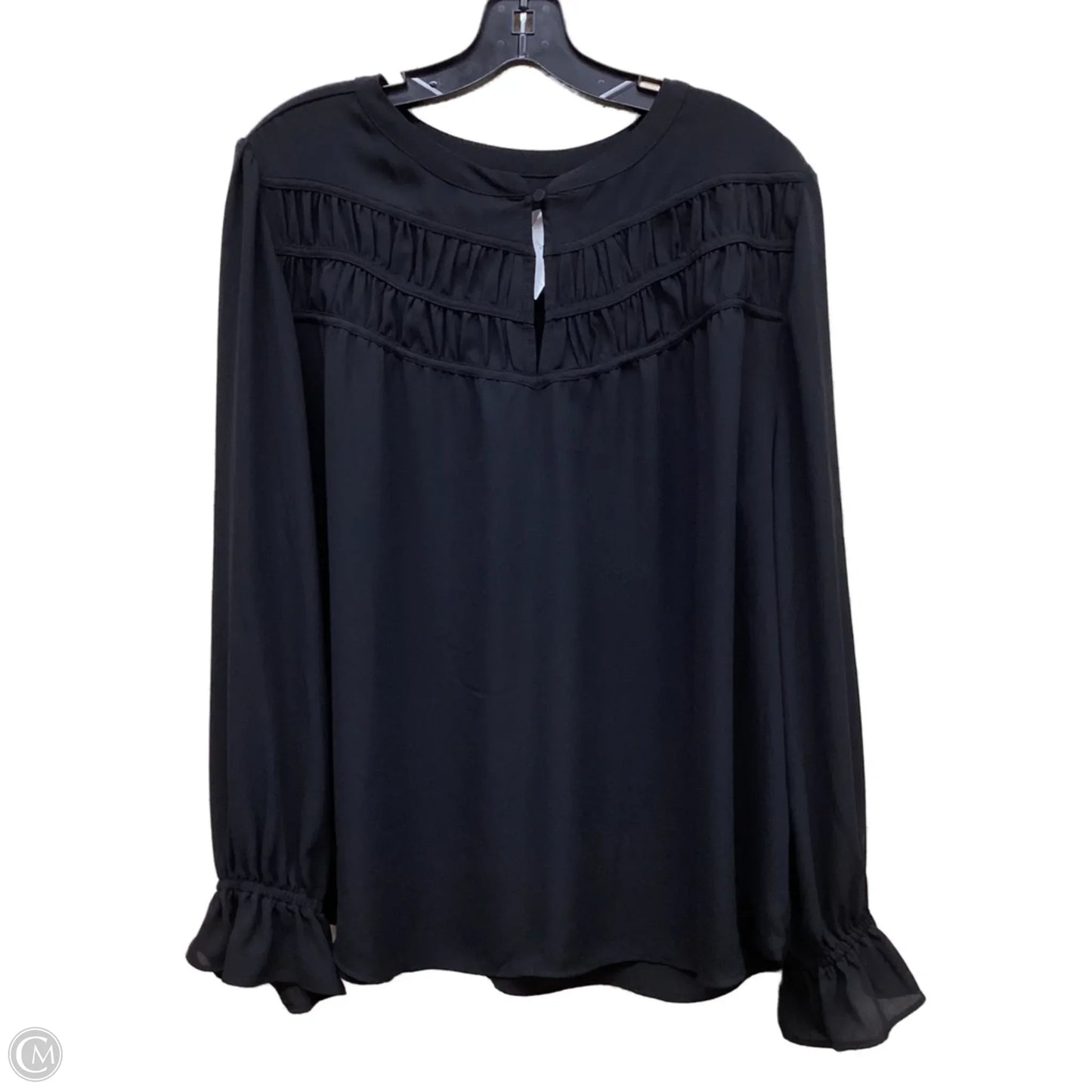 Top Long Sleeve By Loft In Black, Size: Xl