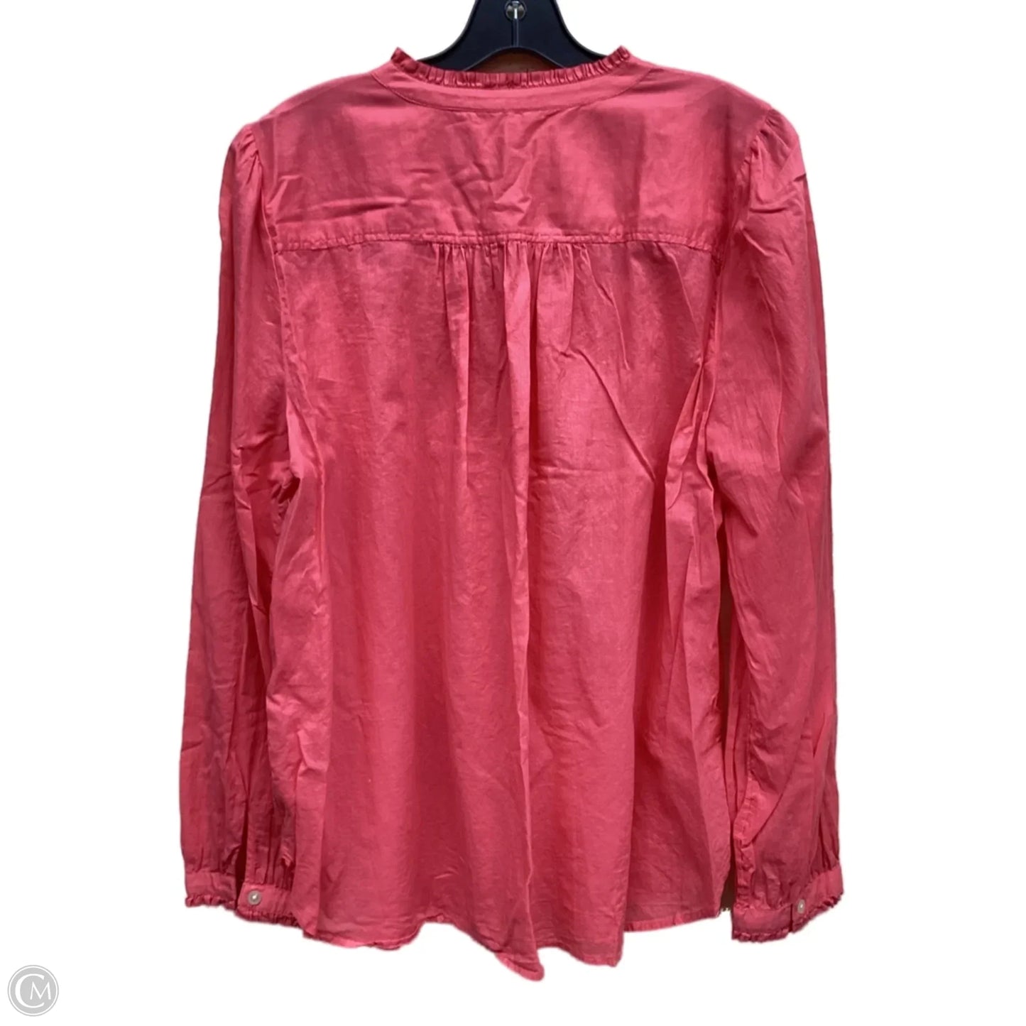Top Long Sleeve By Loft In Pink, Size: Xl