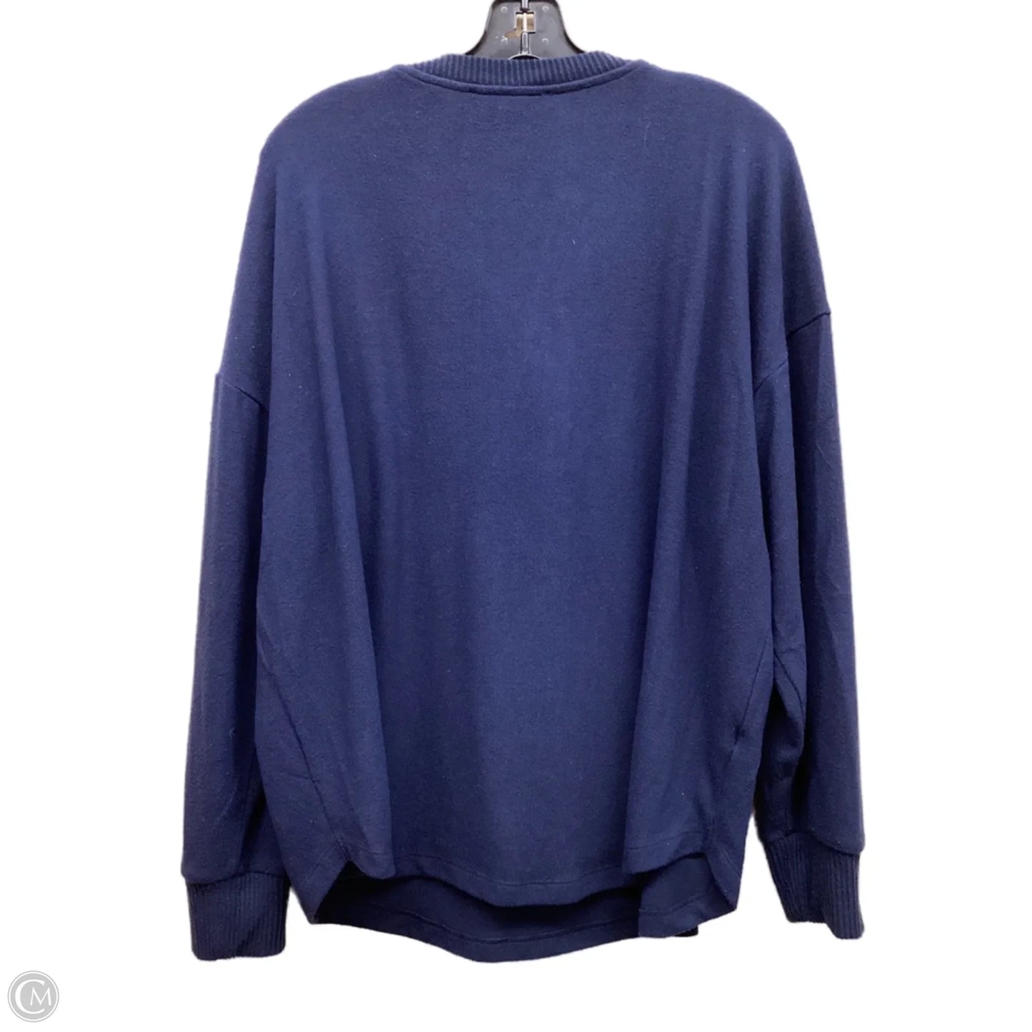 Sweater Cardigan By Loft In Blue, Size: Xl