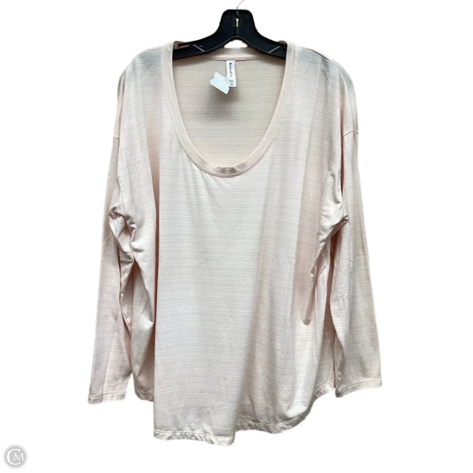 Top Long Sleeve By Athleta In Pink, Size: Xl
