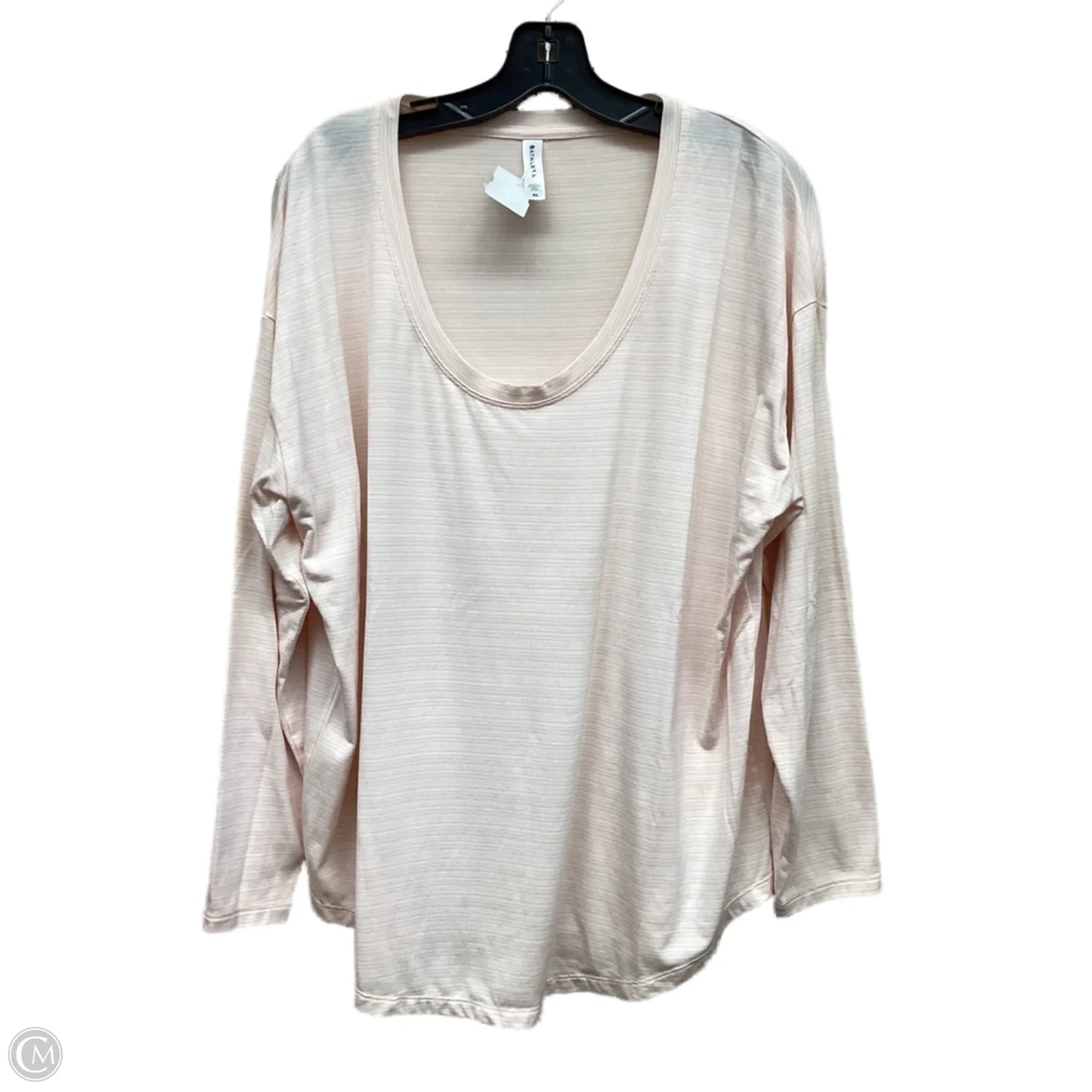 Top Long Sleeve By Athleta In Pink, Size: Xl