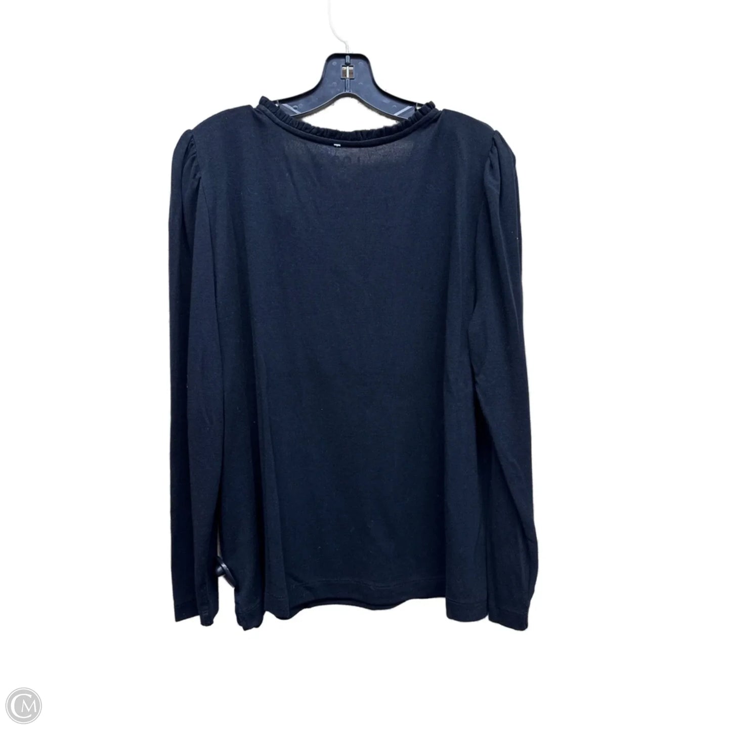 Top Long Sleeve By Loft In Black, Size: Xl