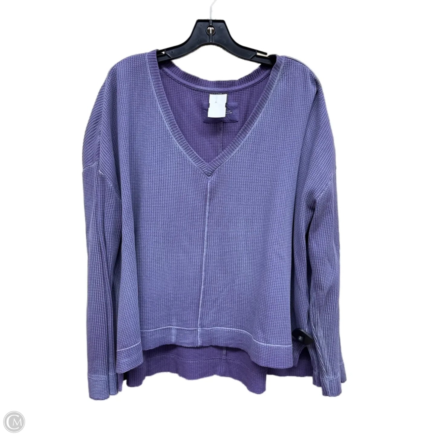 Top Long Sleeve By Pilcro In Purple, Size: M