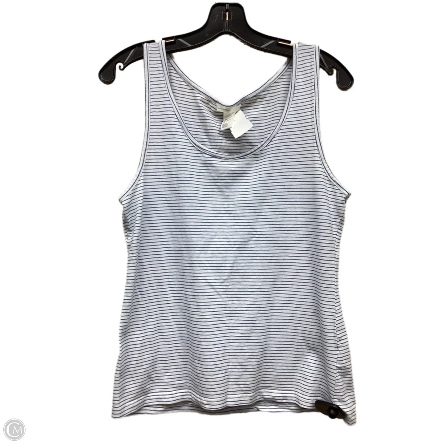 Top Sleeveless By H&m In Striped Pattern, Size: L