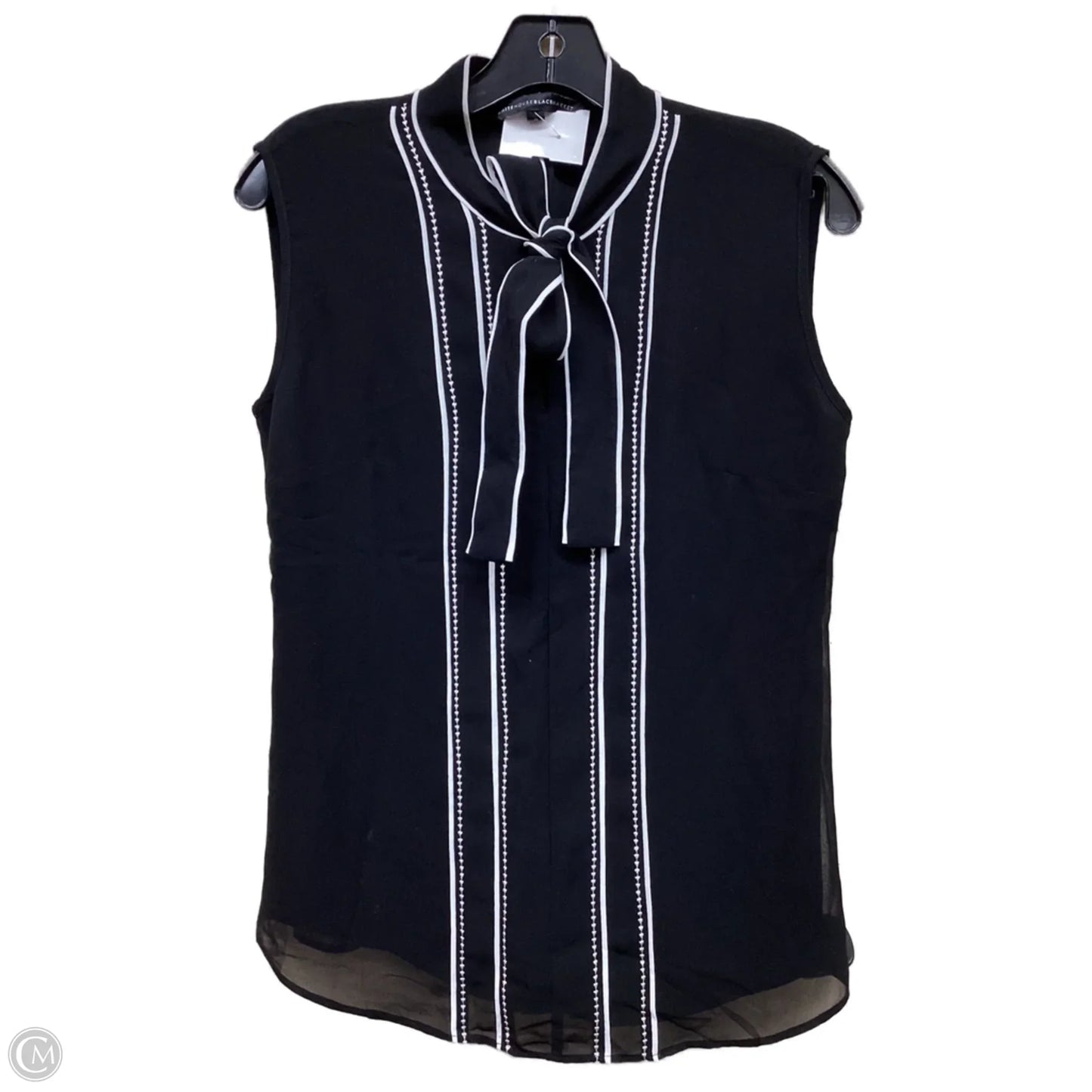 Top Sleeveless By White House Black Market In Black, Size: Xs