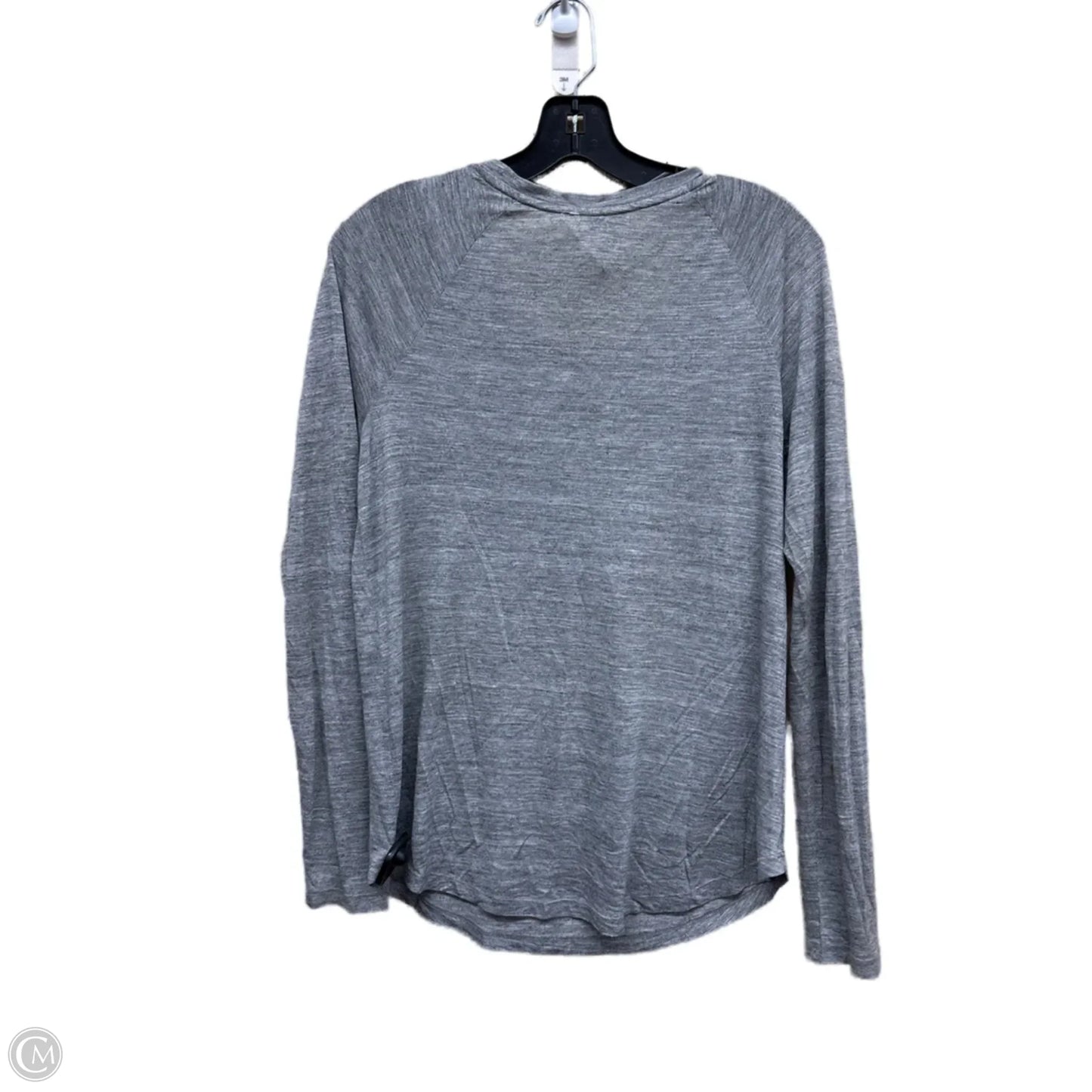 Top Long Sleeve By Vince In Grey, Size: S
