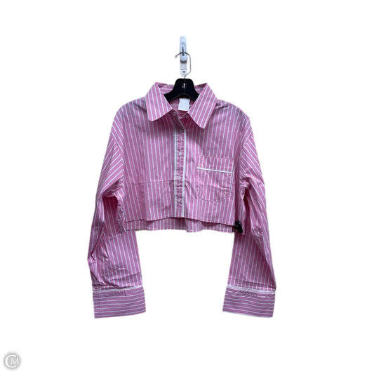 Top Long Sleeve By Clothes Mentor In Striped Pattern