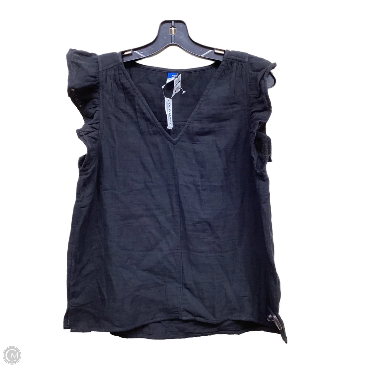 Top Short Sleeve By Old Navy In Black, Size: S