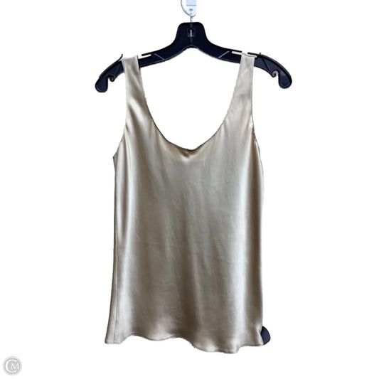Top Sleeveless By Vince In Gold, Size: S