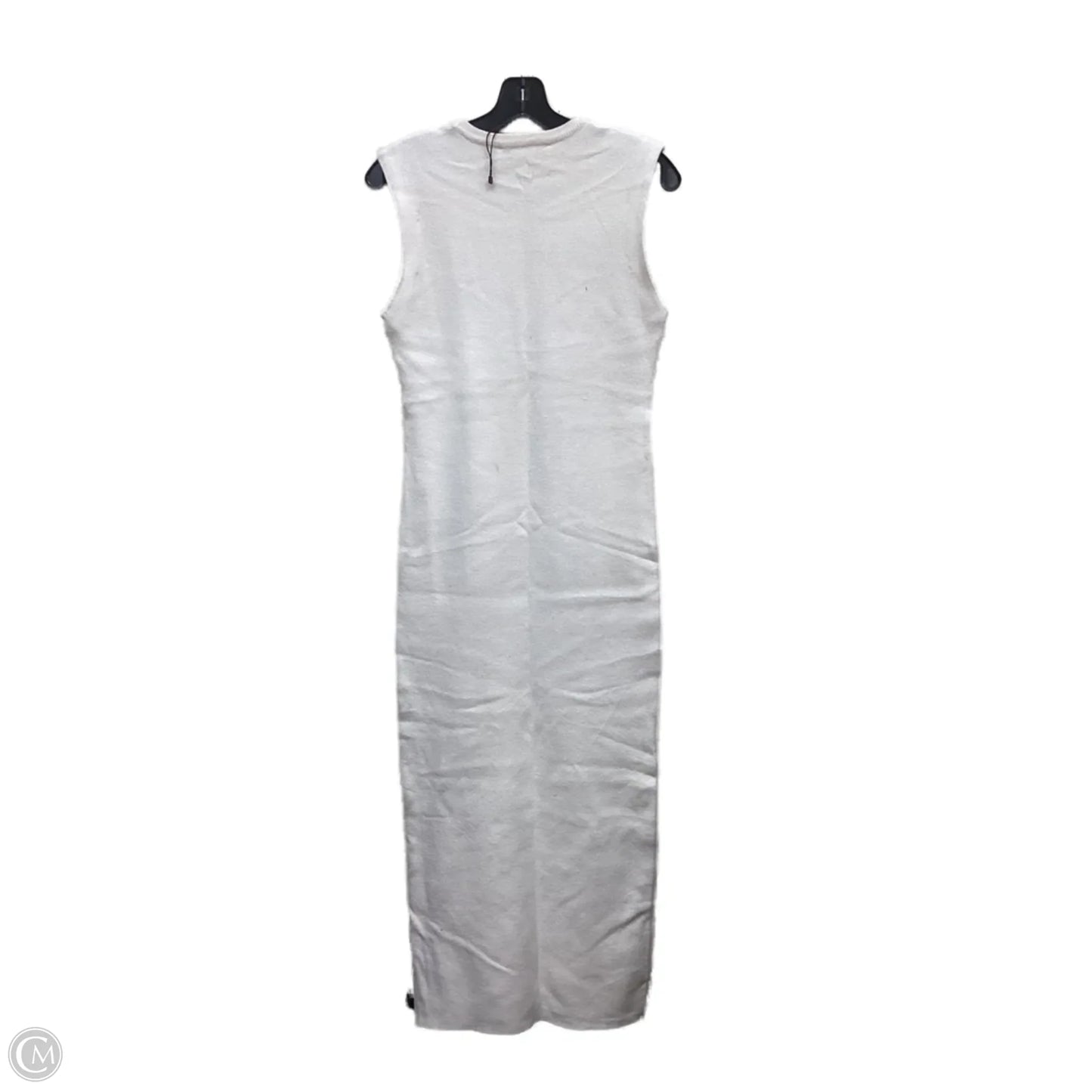 Dress Casual Maxi By Zara In Cream, Size: M