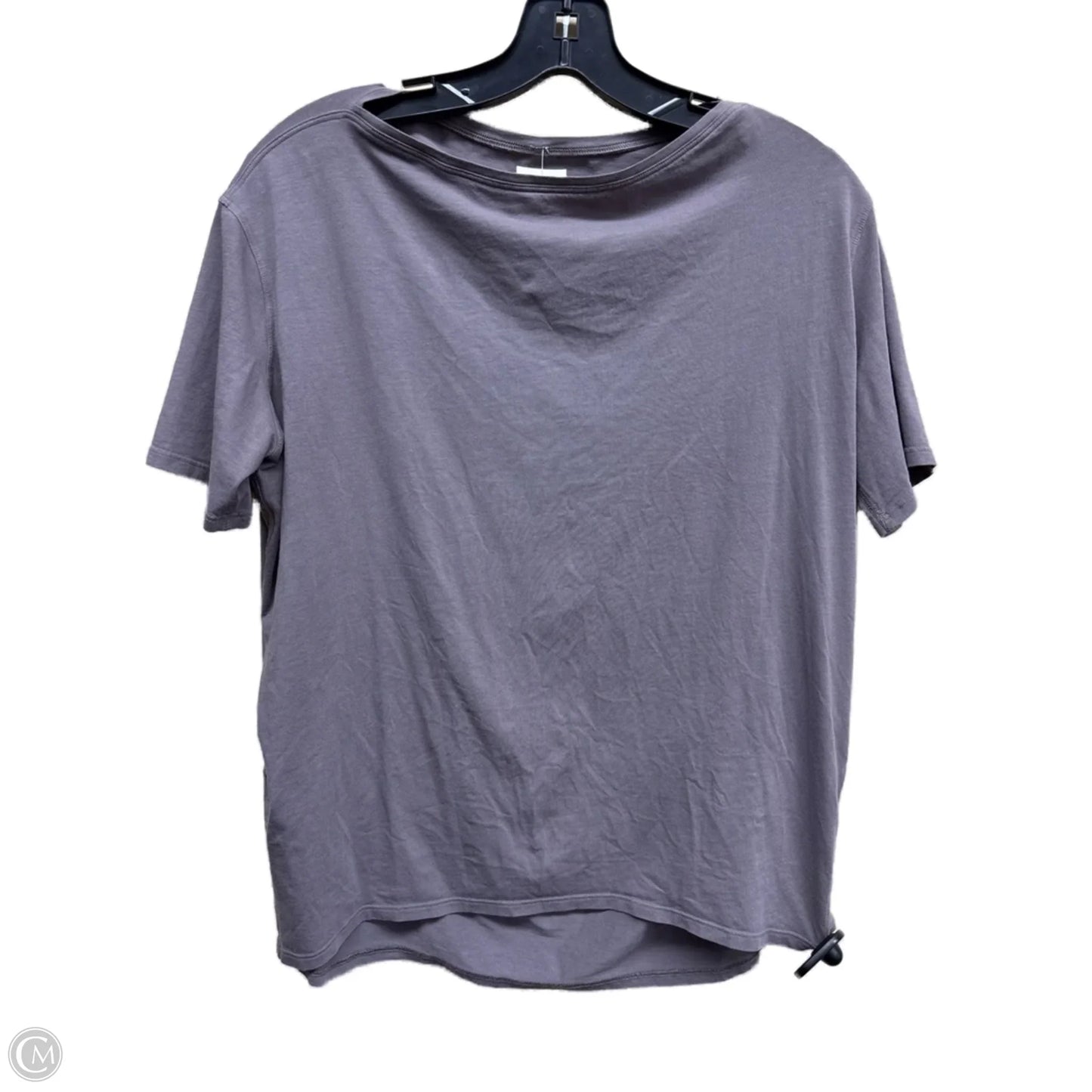 Athletic Top Short Sleeve By Lululemon In Grey