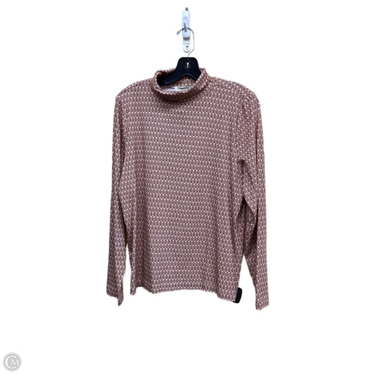 Top Long Sleeve By Loft In Multi-colored, Size: Xl