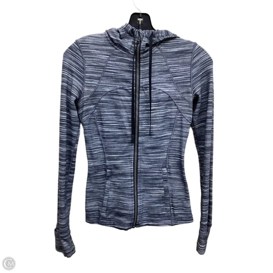 Athletic Jacket By Lululemon In Grey, Size: 4