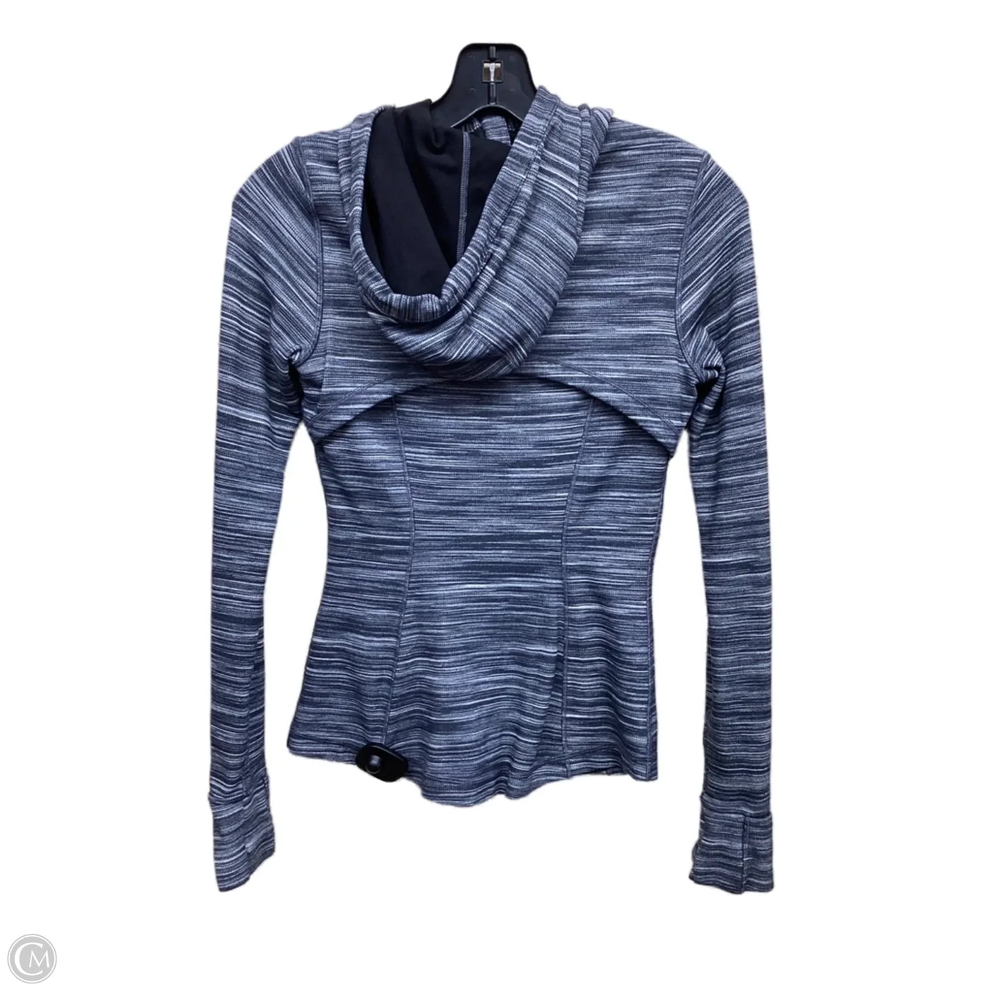 Athletic Jacket By Lululemon In Grey, Size: 4