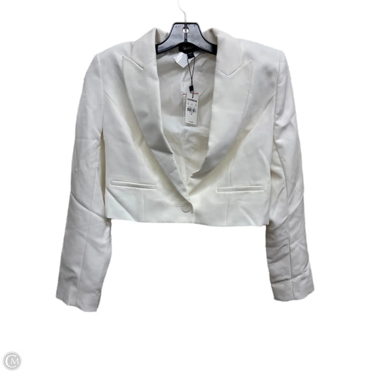 Blazer By Express In White, Size: Xs