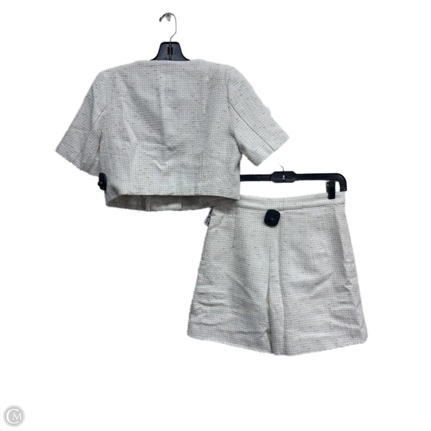 Skirt Suit 2pc By Clothes Mentor In White, Size: L