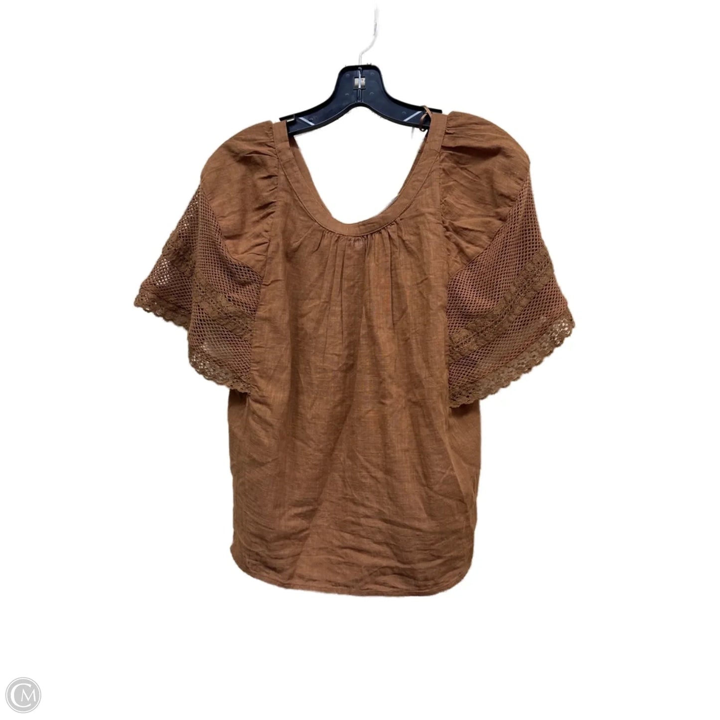 Top Short Sleeve By Old Navy In Brown, Size: Xs