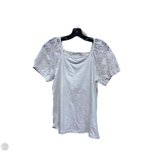 Top Short Sleeve By St Johns Bay In White, Size: S