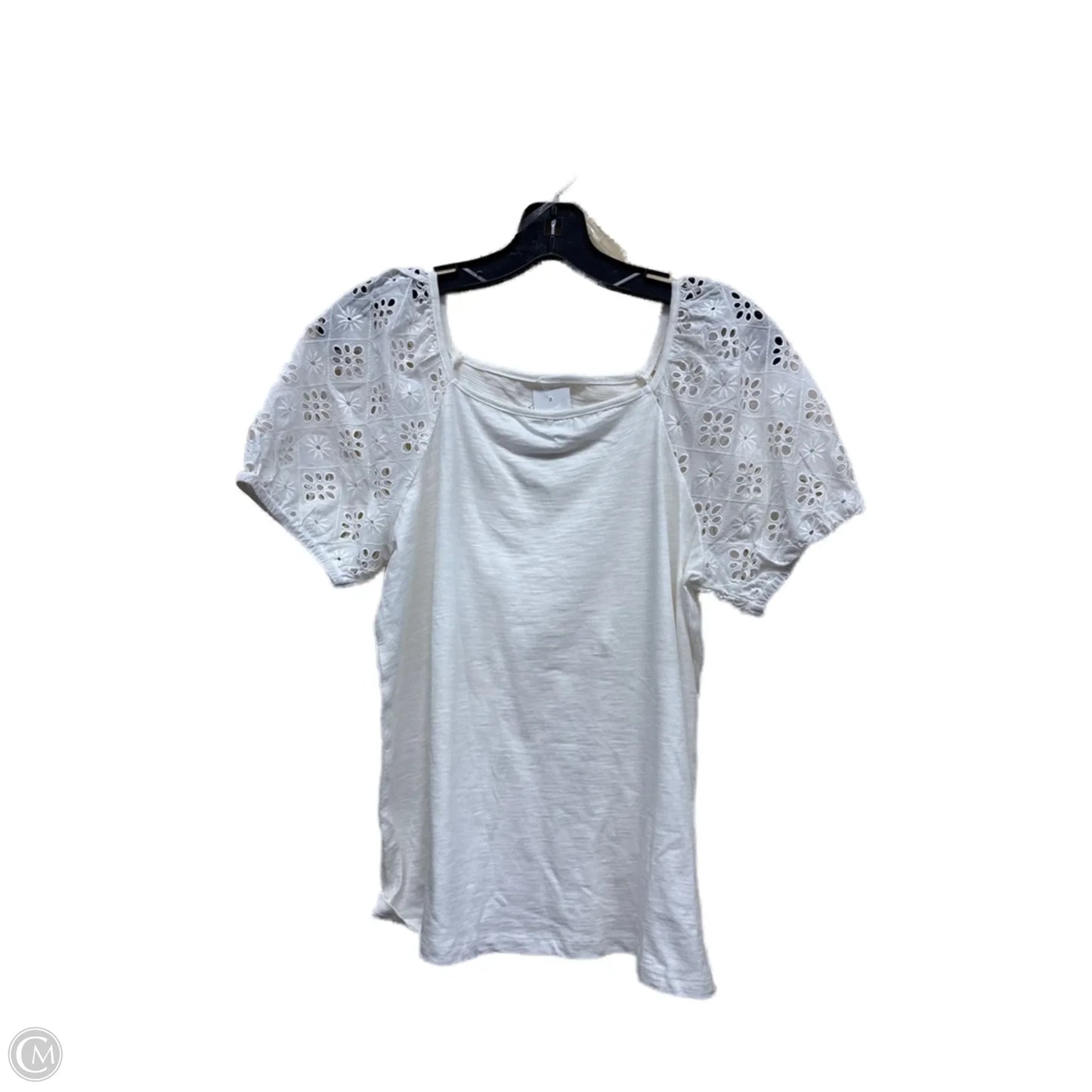 Top Short Sleeve By St Johns Bay In White, Size: S