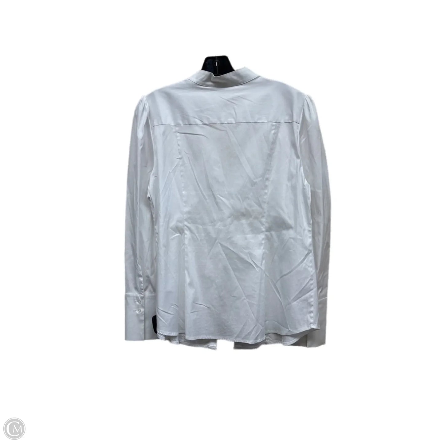 Top Long Sleeve By White House Black Market In White, Size: 14