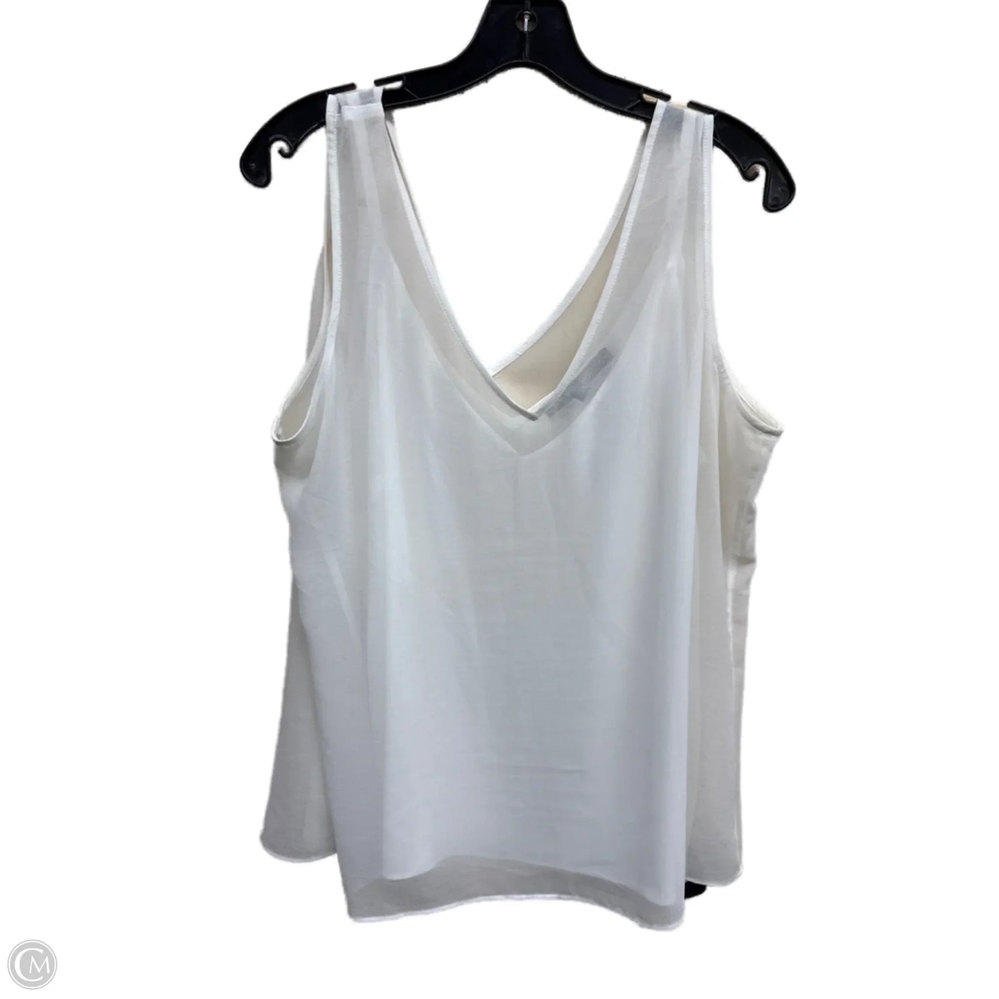 Top Sleeveless By White House Black Market In White, Size: L