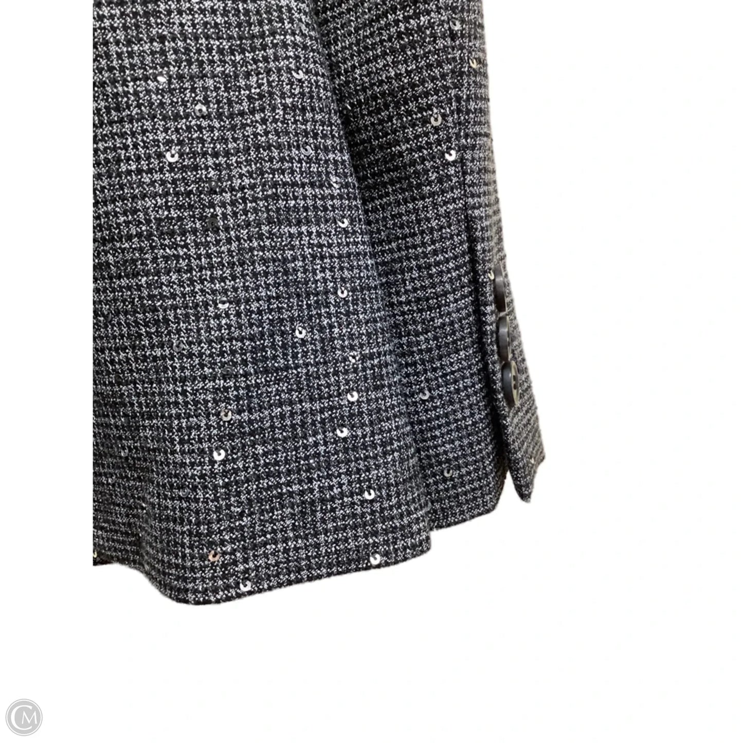 Blazer By Loft In Plaid Pattern, Size: S