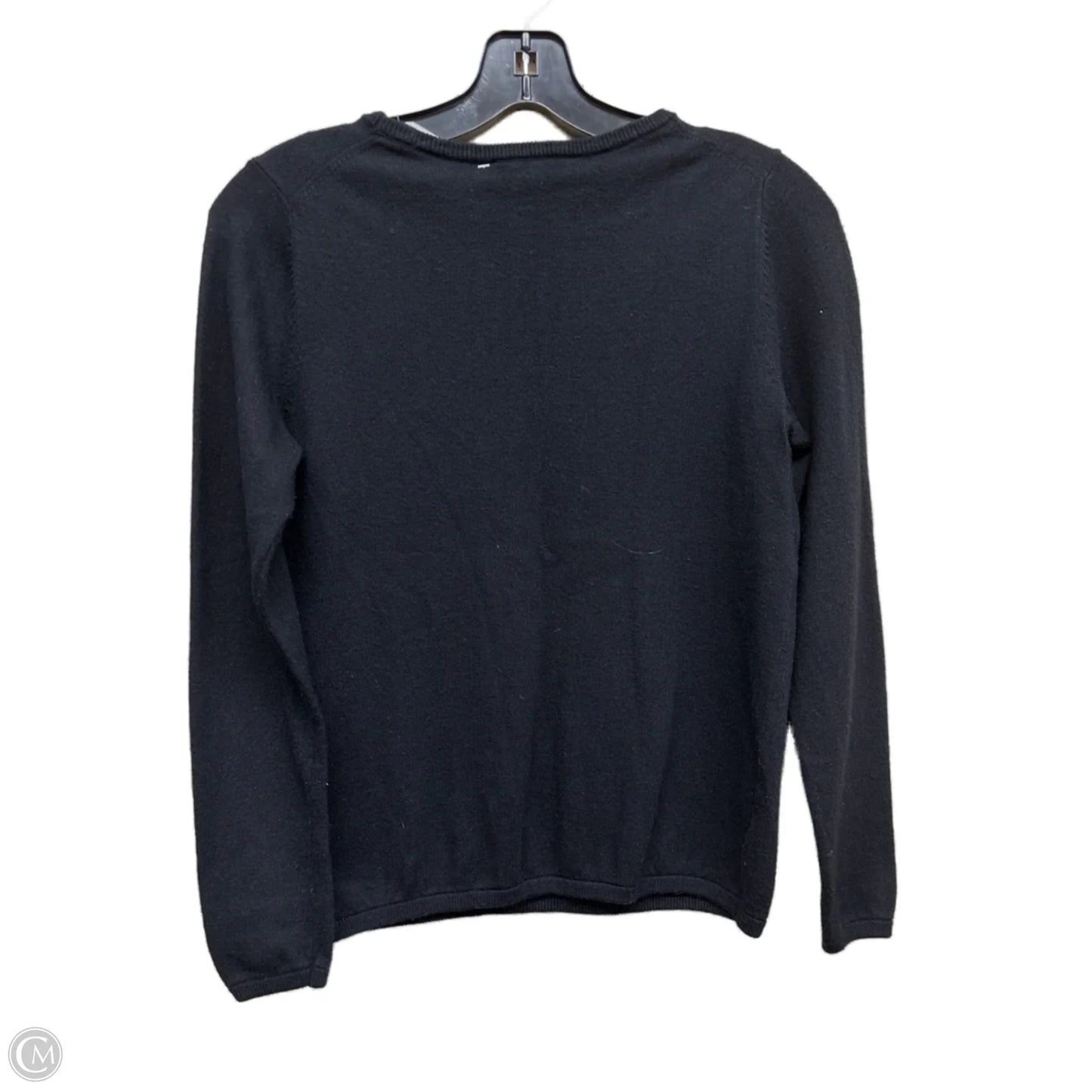 Top Long Sleeve By Ann Taylor In Black, Size: S